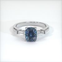 1.18 Ct. Sapphire Ring, Platinum 950 1